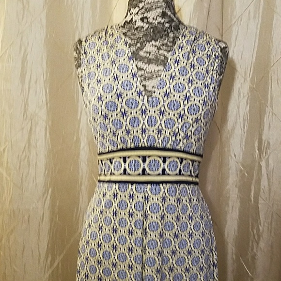 Max Studio blue patterned dress, size M - Picture 3 of 5